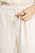 The Wide Leg Seersucker Trousers